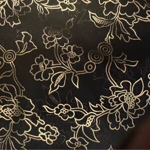 Black with rose gold rose accents scarf